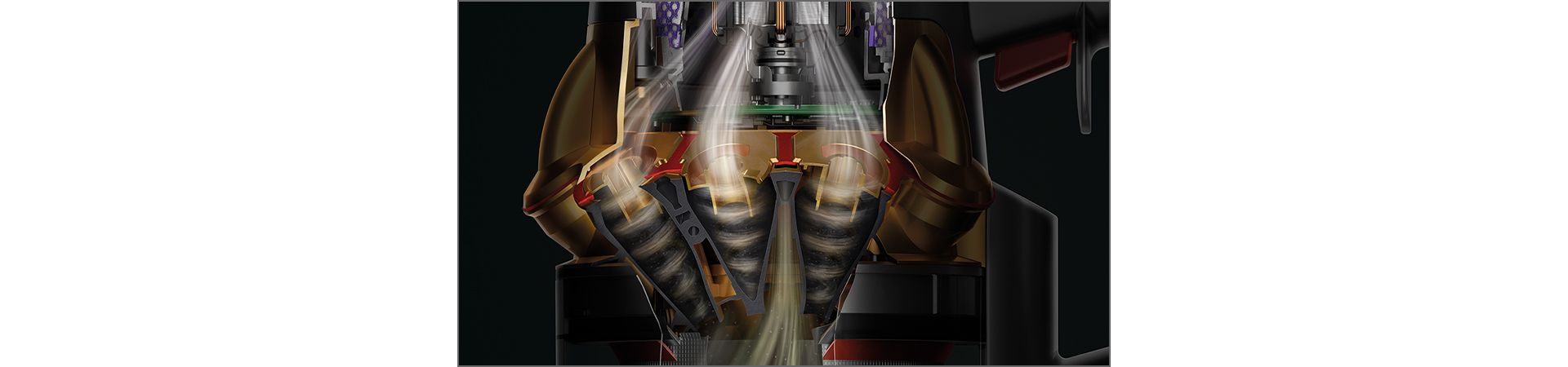 חתך של טכנולוגיית Root Cyclone